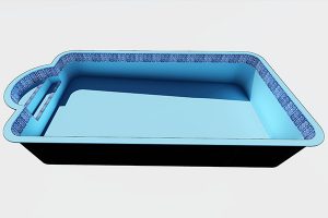 Fiber glass pool shell Poolmaster SA